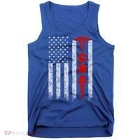 Cna American Flag Patriotic Pride Nurse Gift Tank Top thumb 0