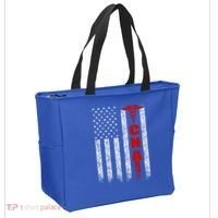Cna American Flag Patriotic Pride Nurse Gift Tote Bag thumb 2