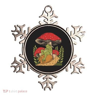 Cottagecore Aesthetic Frog Mushroom Snail Goblincore Toad Ornament