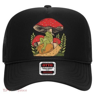 Cottagecore Aesthetic Frog Mushroom Snail Goblincore Toad Hat