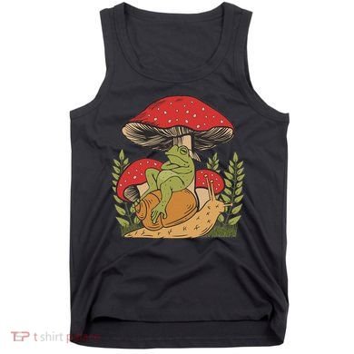 Cottagecore Aesthetic Frog Mushroom Snail Goblincore Toad Tank Top