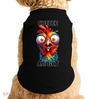 Coffee Addict Funny Turkey Doggie Tank thumb 0