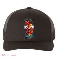 Coffee Addict Funny Turkey Yupoong Adult 5-Panel Trucker Hat thumb 0