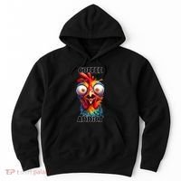 Coffee Addict Funny Turkey Hoodie thumb 0