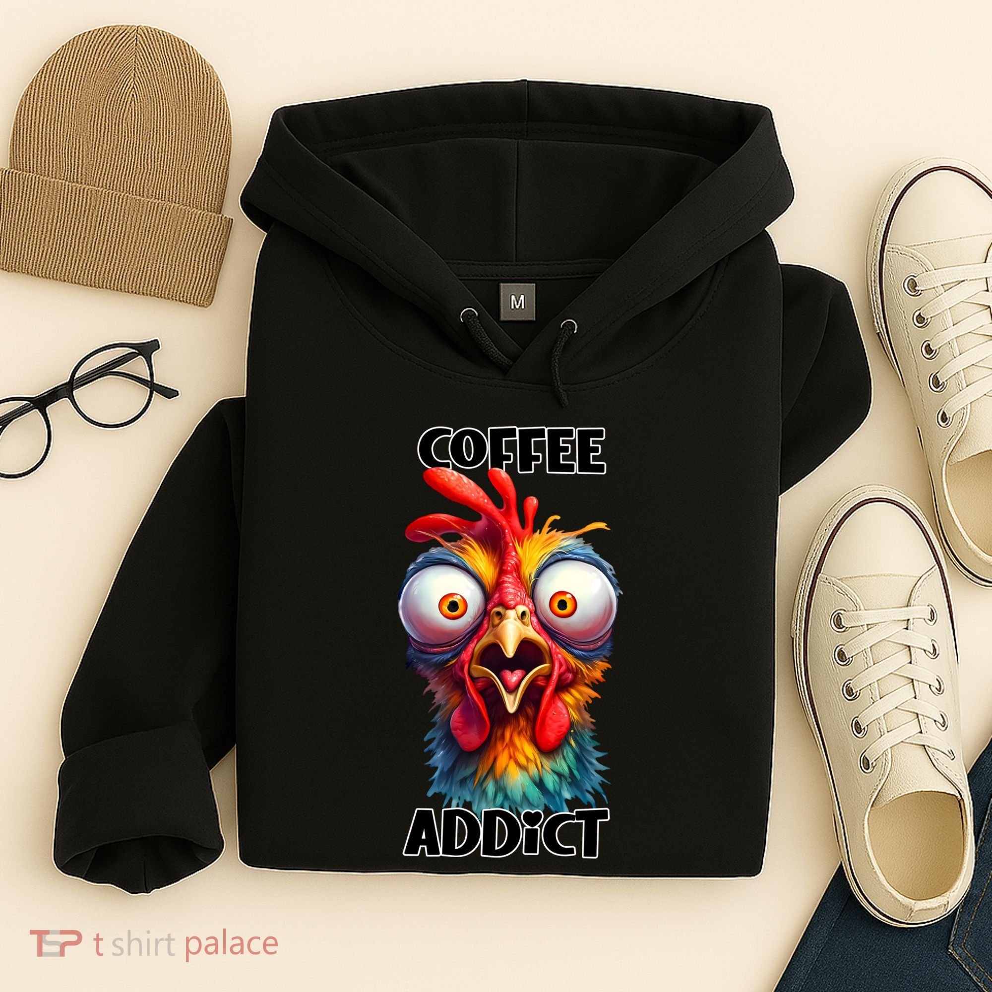 Coffee Addict Funny Turkey Hoodie