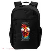 Coffee Addict Funny Turkey Backpack thumb 0