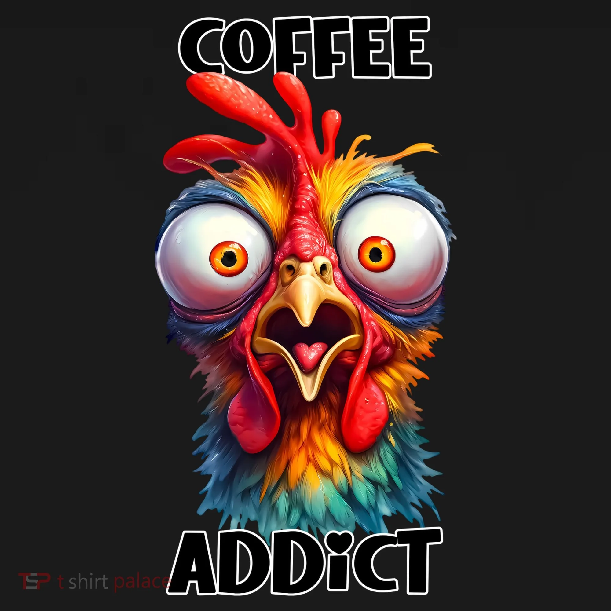 Coffee Addict Funny Turkey Backpack