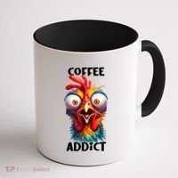 Coffee Addict Funny Turkey Coffee Mug thumb 1