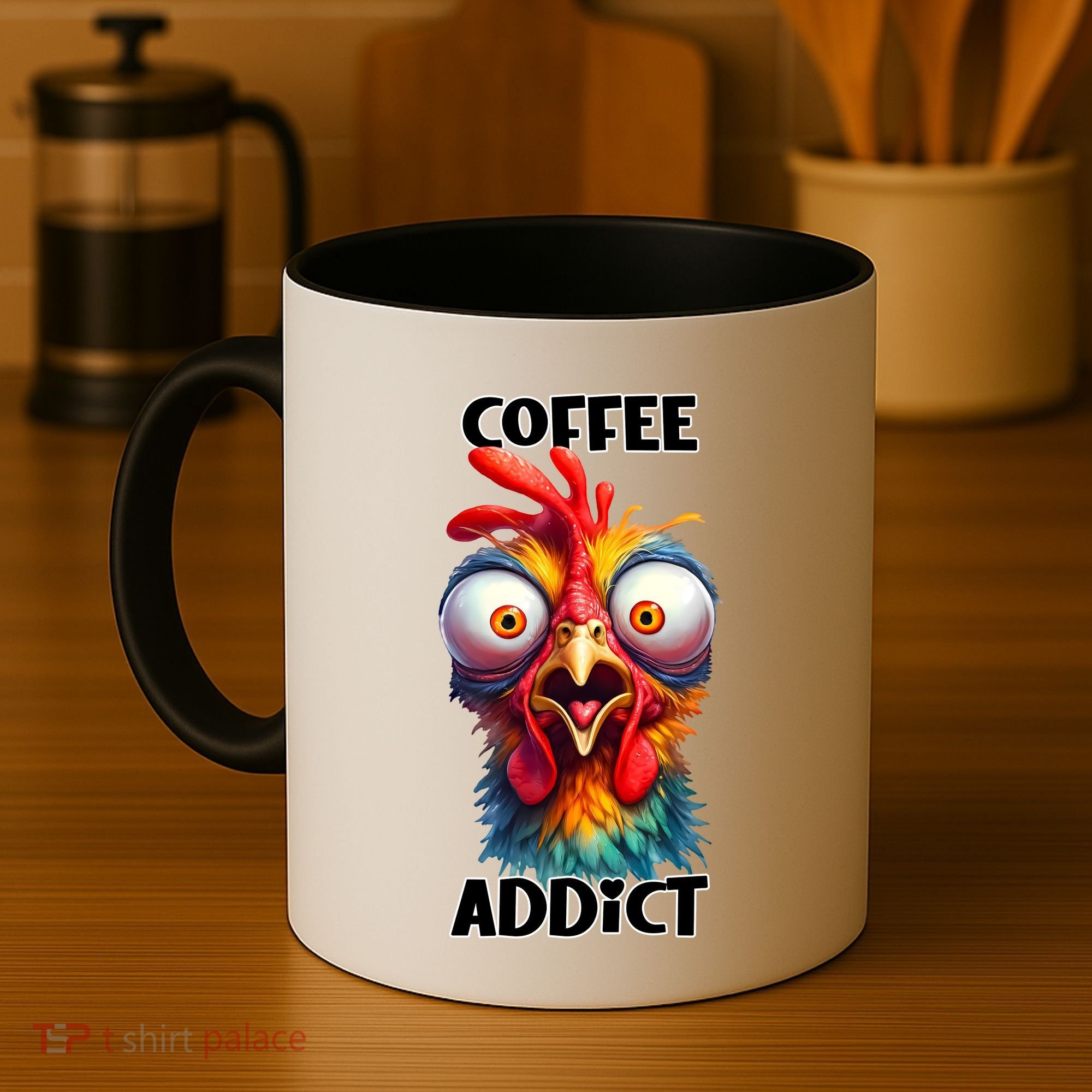 Coffee Addict Funny Turkey Coffee Mug