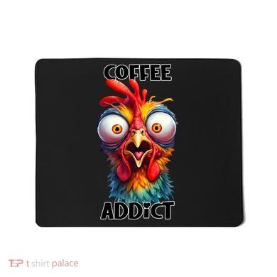 Coffee Addict Funny Turkey Mousepad