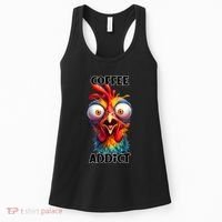 Coffee Addict Funny Turkey Women's Tank Top thumb 0