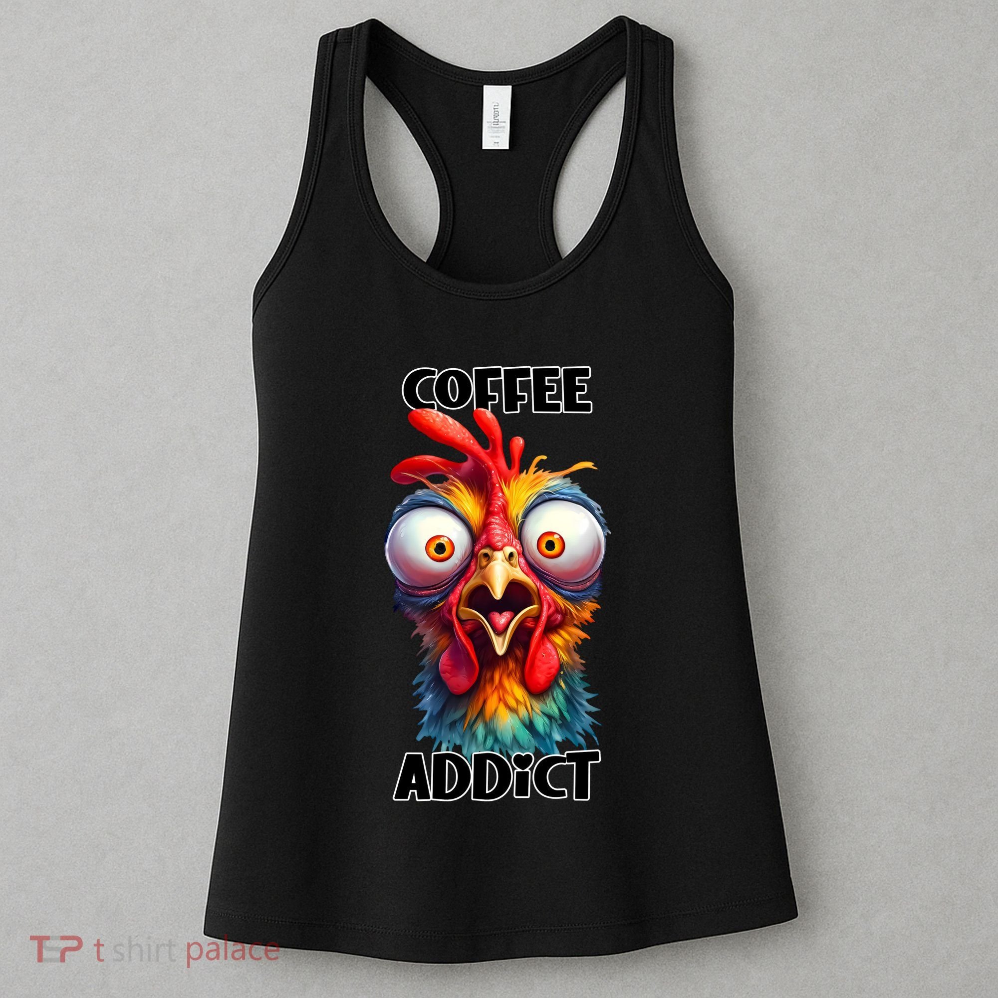 Coffee Addict Funny Turkey Women's Tank Top