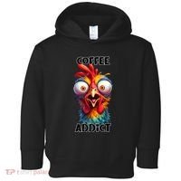 Coffee Addict Funny Turkey Toddler Hoodie thumb 0