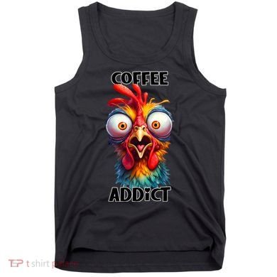 Coffee Addict Funny Turkey Tank Top