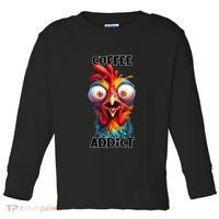 Coffee Addict Funny Turkey Toddler Long Sleeve Shirt thumb 0