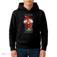 Coffee Addict Funny Turkey Kids Hoodie thumb 4