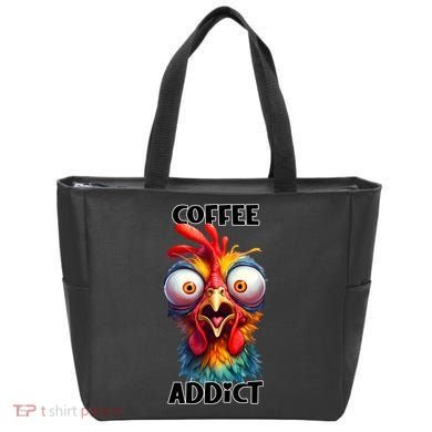 Coffee Addict Funny Turkey Tote Bag