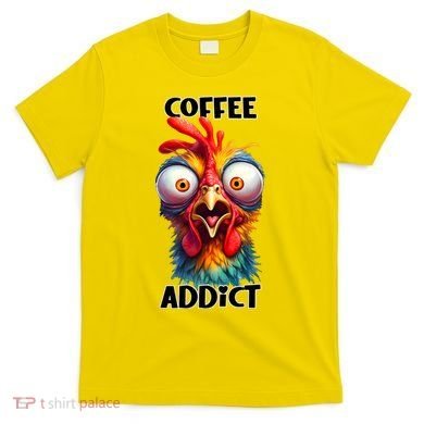 Coffee Addict Funny Turkey T-Shirt