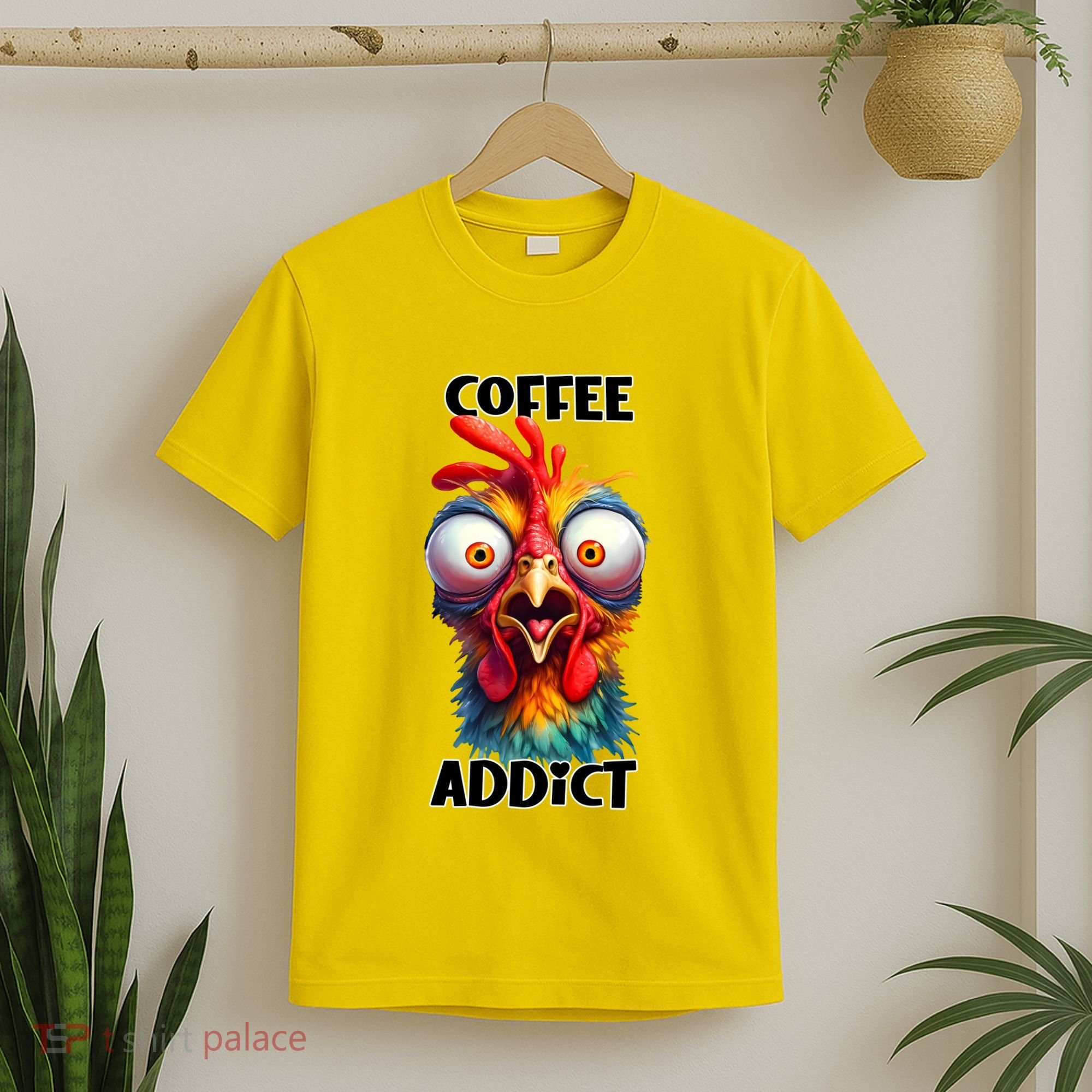 Coffee Addict Funny Turkey T-Shirt