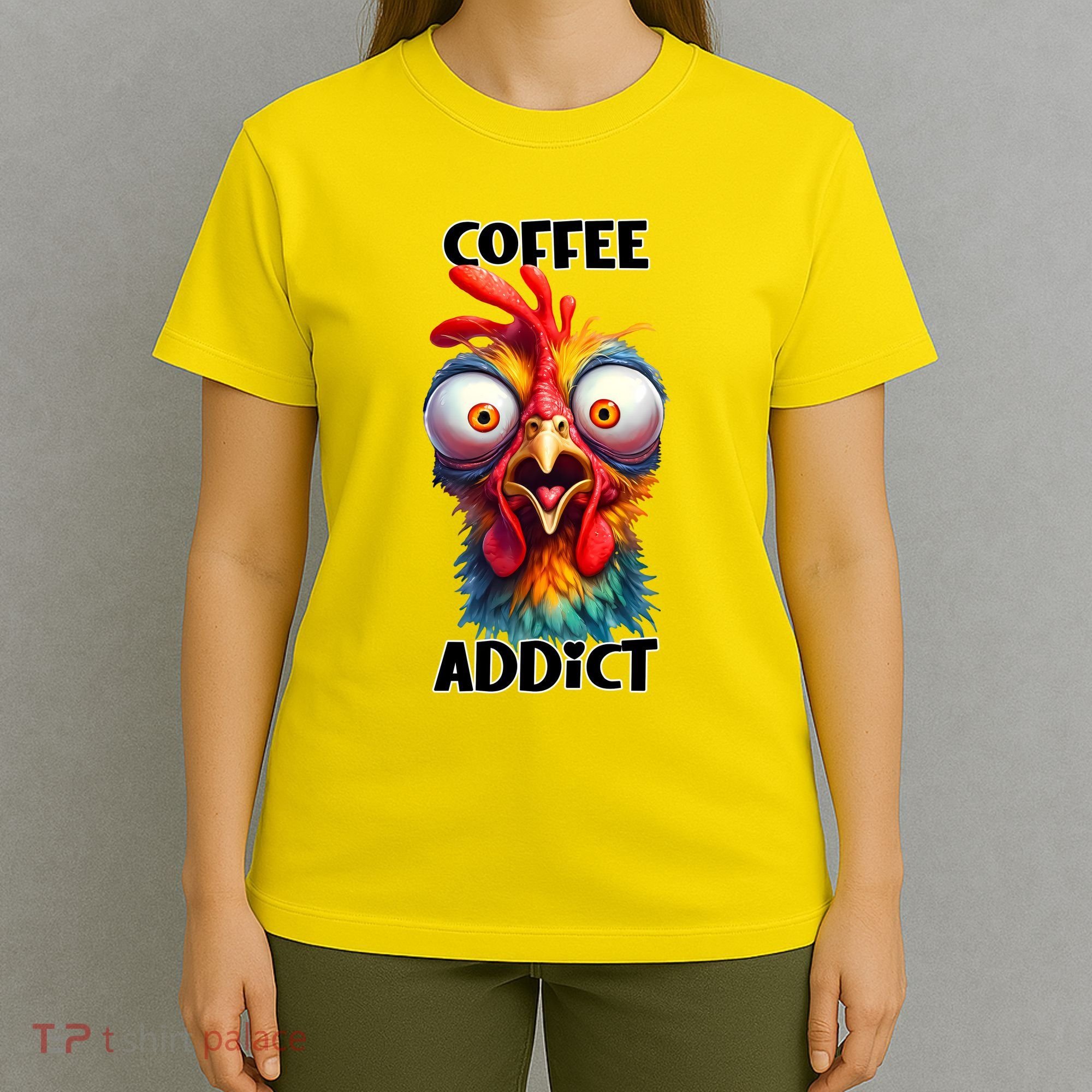 Coffee Addict Funny Turkey T-Shirt