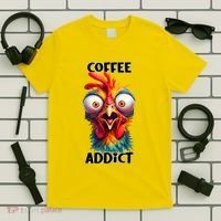 Coffee Addict Funny Turkey T-Shirt thumb 5