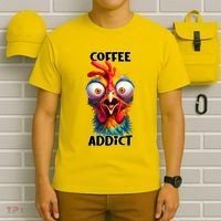 Coffee Addict Funny Turkey T-Shirt thumb 6