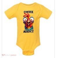 Coffee Addict Funny Turkey Baby Bodysuit thumb 0