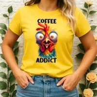 Coffee Addict Funny Turkey Women's T-Shirt thumb 2