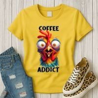 Coffee Addict Funny Turkey Women's T-Shirt thumb 3