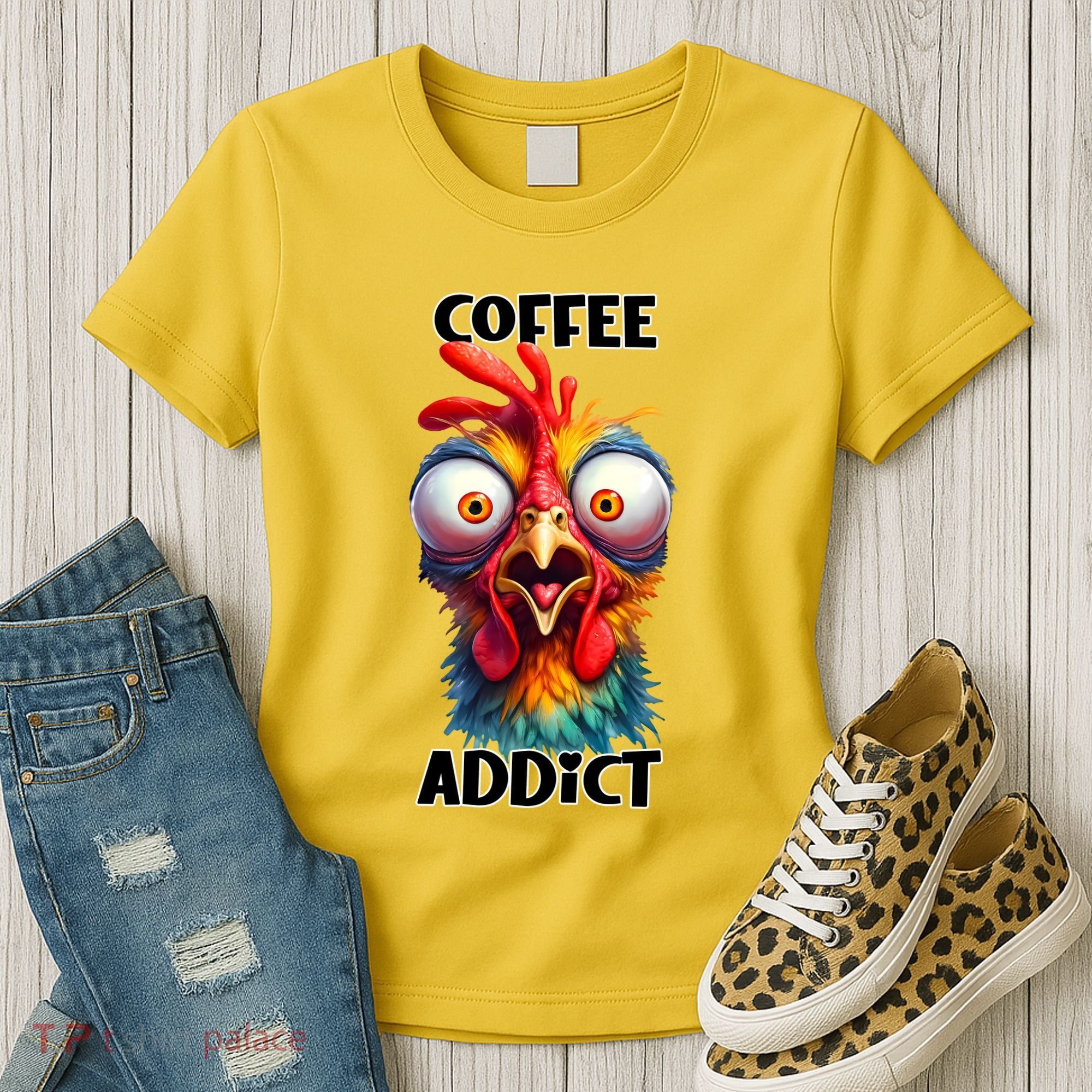 Coffee Addict Funny Turkey Women's T-Shirt