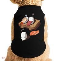 Cute And Funny Japanese Nigiri Sushi Sleepwalking Doggie Tank thumb 0