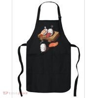 Cute And Funny Japanese Nigiri Sushi Sleepwalking Apron thumb 0