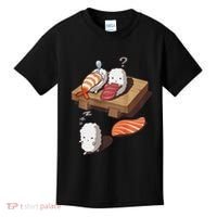 Cute And Funny Japanese Nigiri Sushi Sleepwalking Kids T-Shirt thumb 0