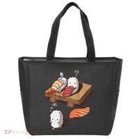 Cute And Funny Japanese Nigiri Sushi Sleepwalking Tote Bag thumb 0