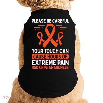 CRPS Awareness Fighter Disease RSD Warrior Orange Ribbon Doggie Tank
