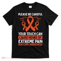 CRPS Awareness Fighter Disease RSD Warrior Orange Ribbon T-Shirt thumb 0