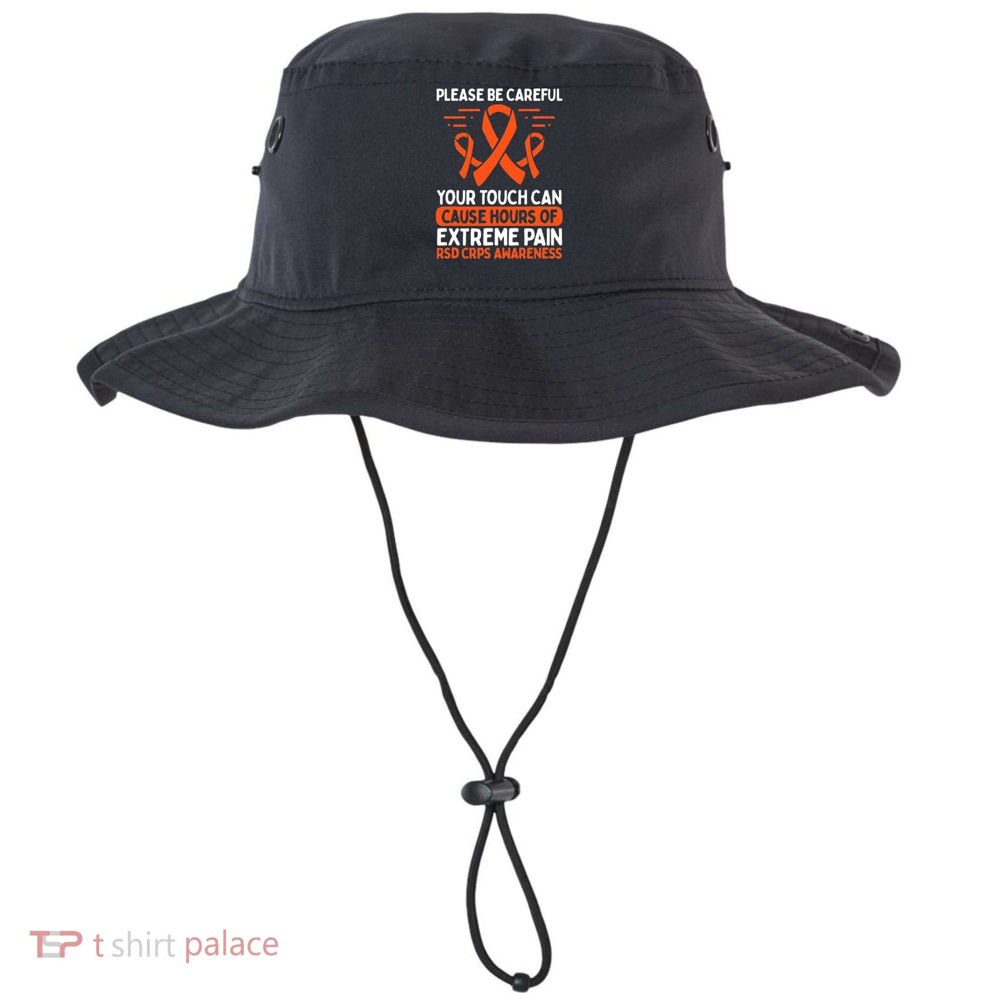 CRPS Awareness Fighter Disease RSD Warrior Orange Ribbon Bucket Hat