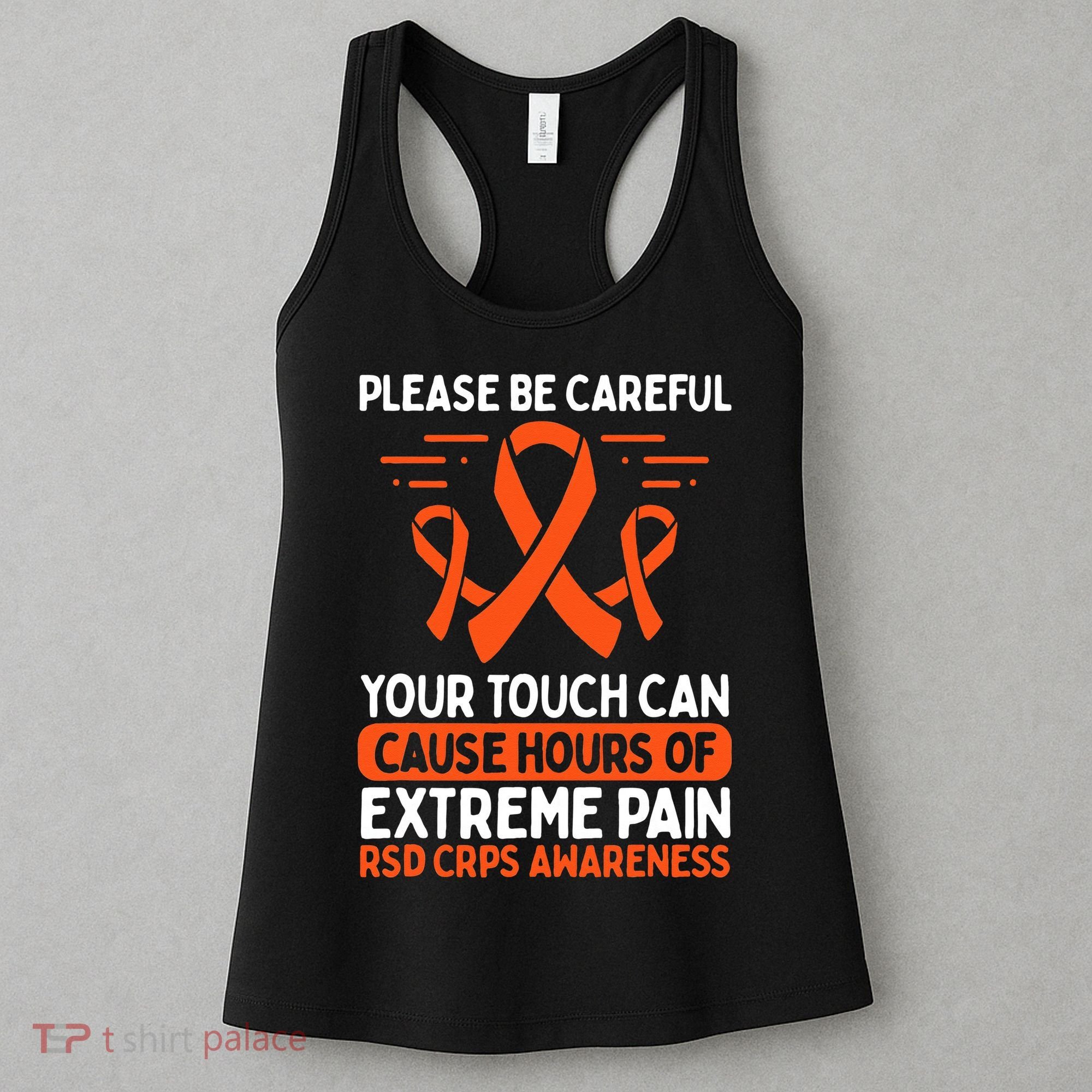 CRPS Awareness Fighter Disease RSD Warrior Orange Ribbon Women's Tank Top