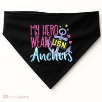 Chief Anchors For Husband Or Wife USA-Made Doggie Bandana thumb 0