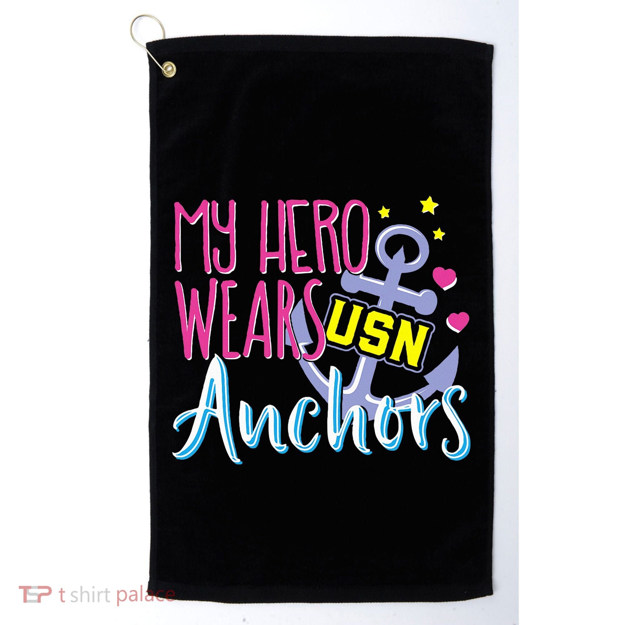 Chief Anchors For Husband Or Wife Golf Towel