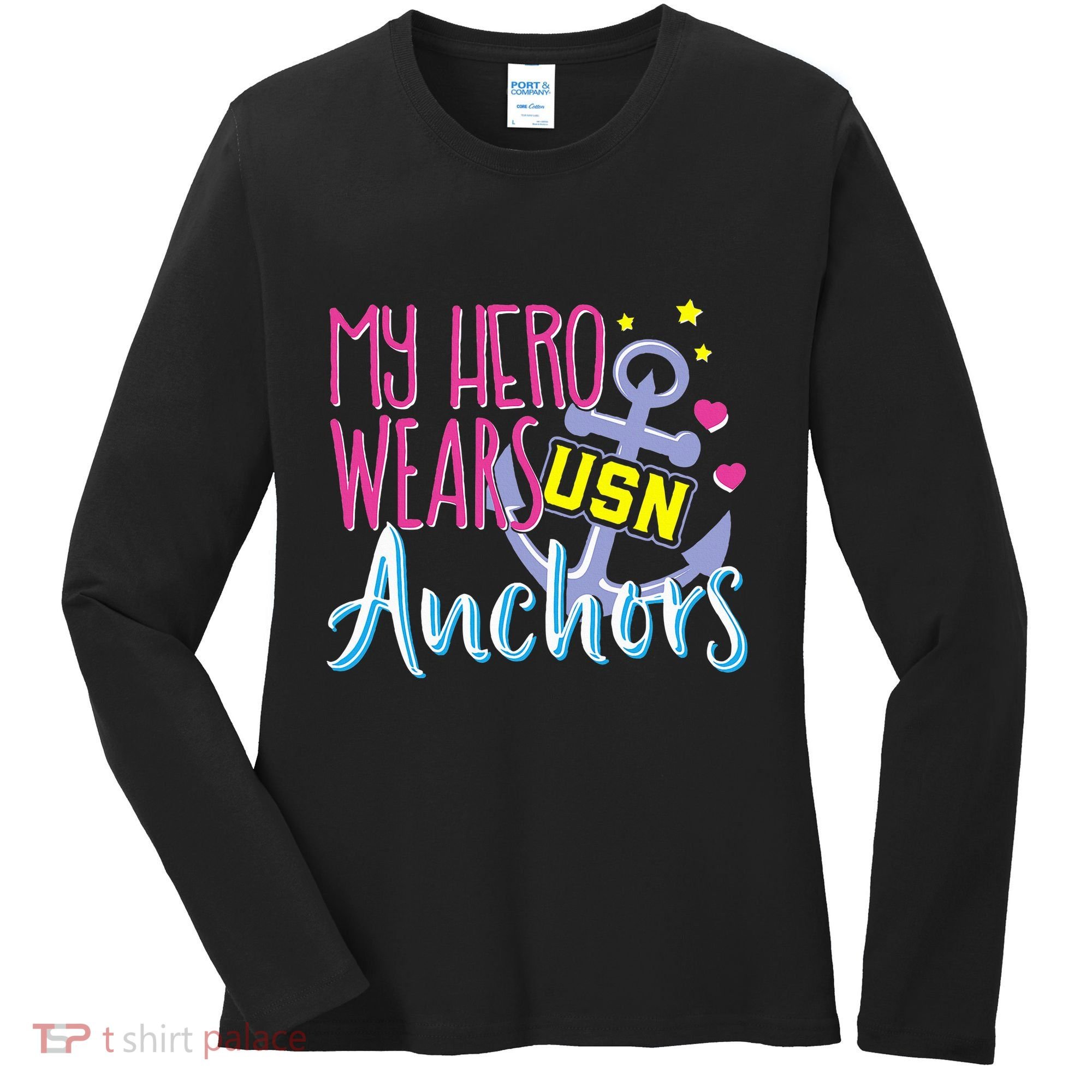 Chief Anchors For Husband Or Wife Women's Long Sleeve Shirt