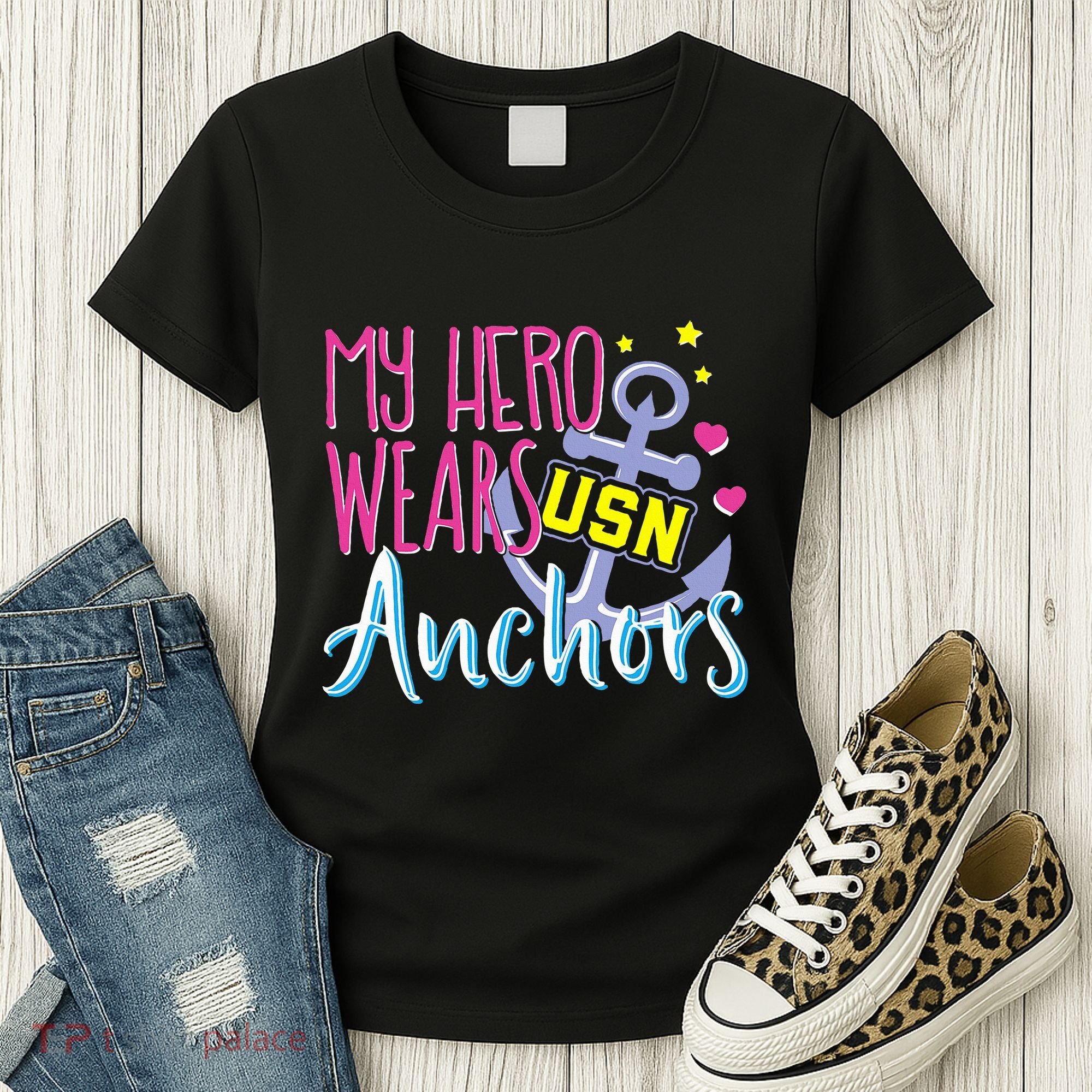 Chief Anchors For Husband Or Wife Women's T-Shirt