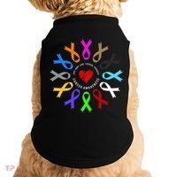 Cancer Awareness Fight Cancer Ribbon Doggie Tank thumb 0