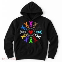 Cancer Awareness Fight Cancer Ribbon Hoodie thumb 0