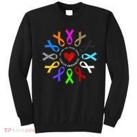 Cancer Awareness Fight Cancer Ribbon Sweatshirt thumb 0