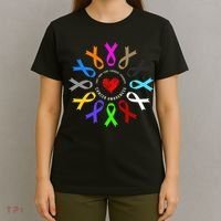 Cancer Awareness Fight Cancer Ribbon T-Shirt thumb 4