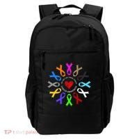 Cancer Awareness Fight Cancer Ribbon Backpack thumb 0
