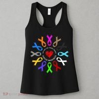 Cancer Awareness Fight Cancer Ribbon Women's Tank Top thumb 3