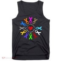 Cancer Awareness Fight Cancer Ribbon Tank Top thumb 0