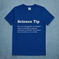 Crocodile Alligator Funny Science Tip T-Shirt thumb 5